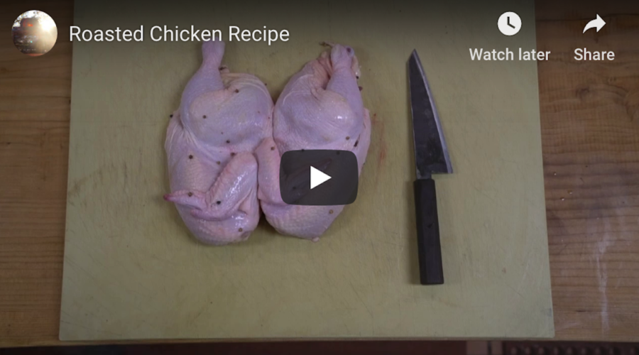 Roasted Chicken Recipe (Trading Post, Cloverdale, CA)