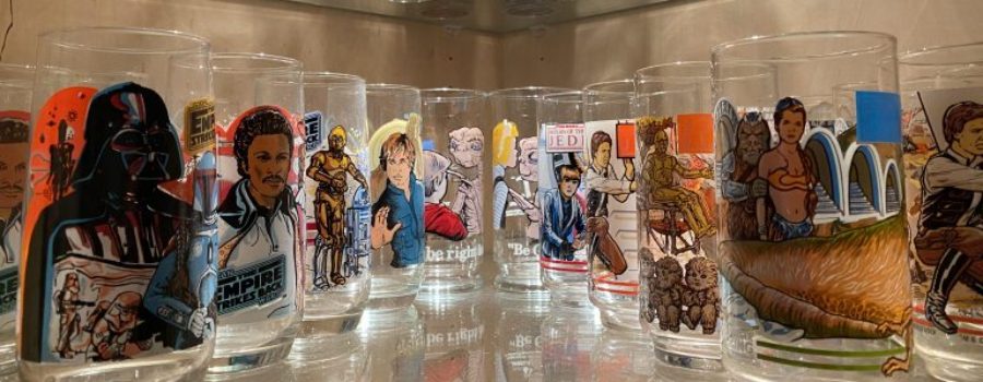 An Ode to Souvenir Pint Glasses, the Most Nostalgic Form of Movie Fandom