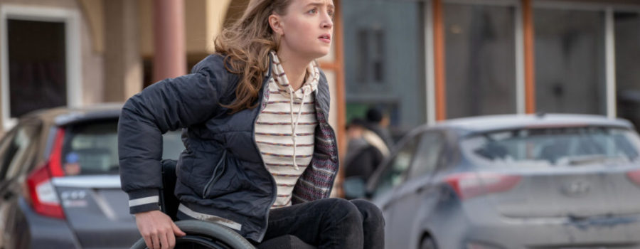 In the Hulu film “Run,” Kiera Allen became the first wheelchair-using actor to star in a major feature thriller since Susan Peters’ role in “The Sign of the Ram.” That was in 1948. Photo: Allen Fraser / Hulu