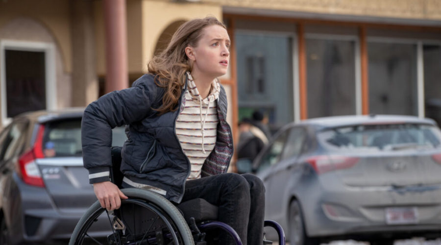 In the Hulu film “Run,” Kiera Allen became the first wheelchair-using actor to star in a major feature thriller since Susan Peters’ role in “The Sign of the Ram.” That was in 1948. Photo: Allen Fraser / Hulu